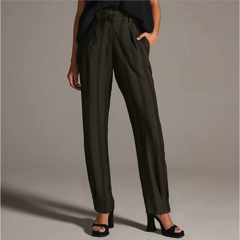 Anthropologie Pleated Fairfax High-Waisted Trousers
